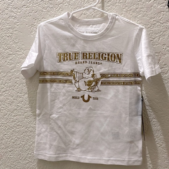 True Religion kids tee. White. Size 4, NWT - Picture 1 of 3